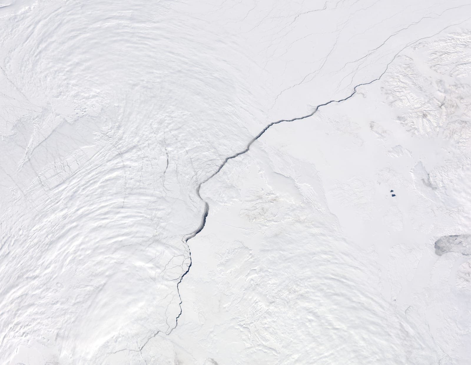 Agua abierta aparece cerca del Polo Norte