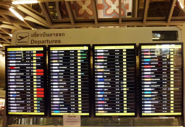 Tailandia sube la tasa para vuelos internacionales
